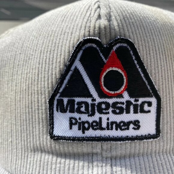 K-Brand Trucker Hat Corduroy Foam Majestic Pipe Liners Sew On Patch K-Products - Picture 5 of 12